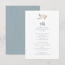 Japandi minimalistische Hochzeitskarte Begleitkarte