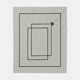 Japandi Seeleben in Beige Fleecedecke