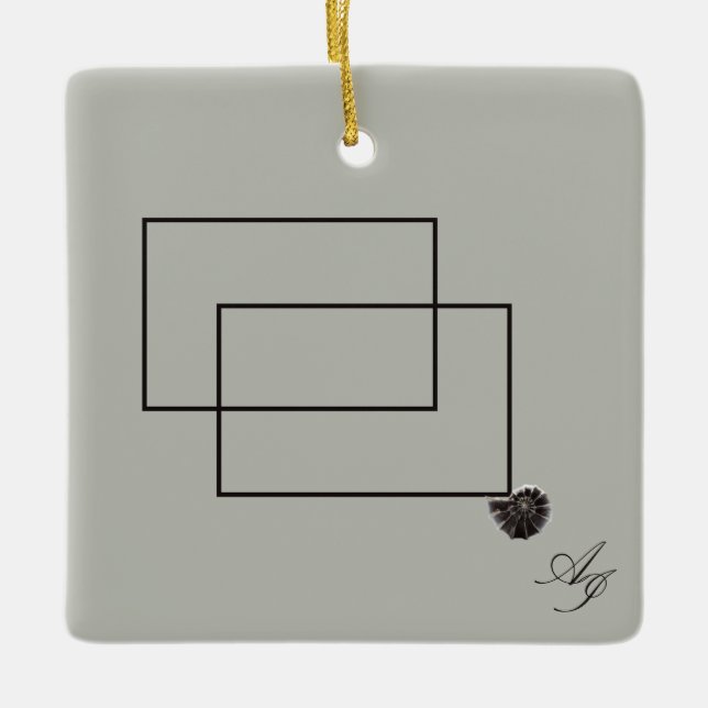 Japandi Seeleben in Beige Keramikornament (Vorderseite)