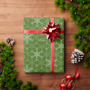 Japandi Stil Snowflake Geschenkpapier