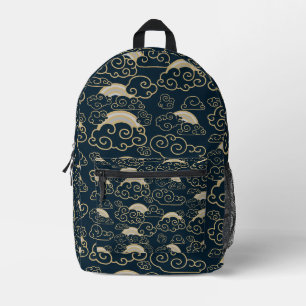 Japandi Style Wohngestaltung Bedruckter Rucksack