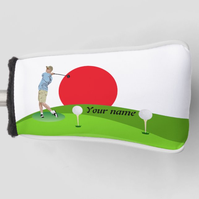 Japaner Golf Headcover (Vorderseite)