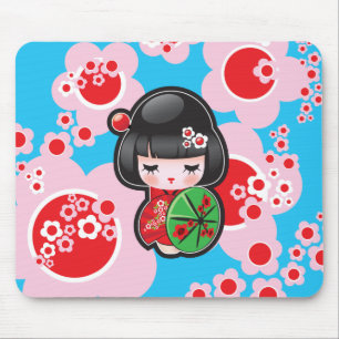 Japaner Kawaii Puppe - Mousepad