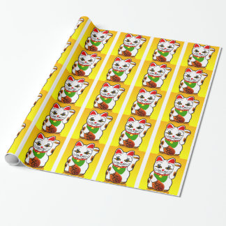 Japaner Maneki Neko Katzen-Packpapier Geschenkpapier