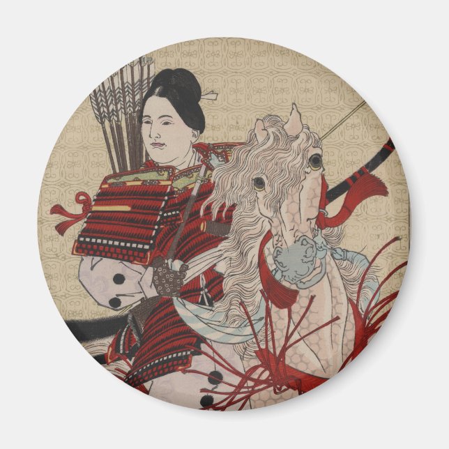 Japaner Ukiyo-e Hangakujo durch Yoshitoshi Magnet (Vorne)