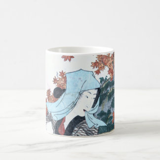 Japaner Ukiyo-e Momiji zum onna durch Kunisada Kaffeetasse