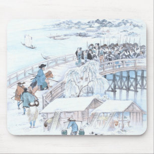 Japaner Ukiyo-e von 47 Ronin auf der Ryogoku Mousepad