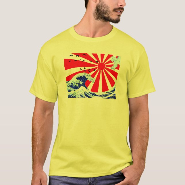 Japaner-Wellen T-Shirt (Vorderseite)