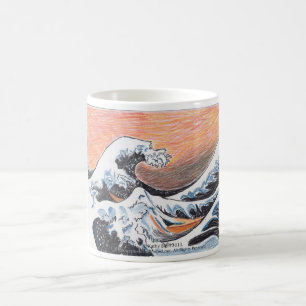 Japaner-Wellen-Tasse Kaffeetasse