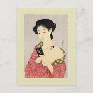 Japaner Woodblock Postkarte