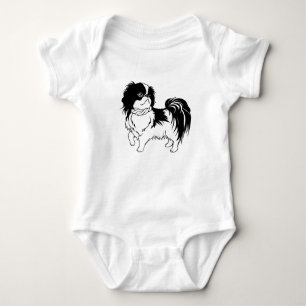 Japanerchin-Hundebaby-Bodysuit Baby Strampler