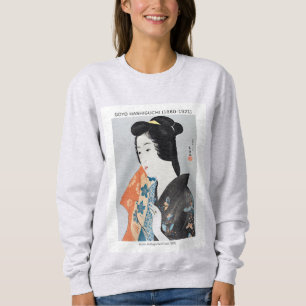 Japanerin, die ihr Handtuch hält - Goyō Hashiguchi Sweatshirt