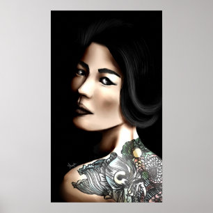 Japanerin Poster