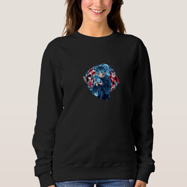 Japanese Aesthetic Koi Fish Vaporwave Boy   Sweatshirt (Vorderseite)