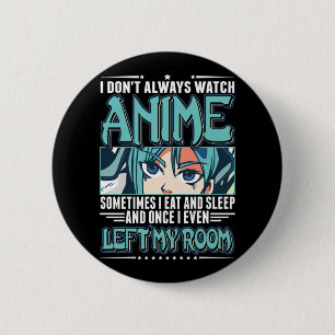 Japanese Anime Girl Otaku Teen Manga Fan Button