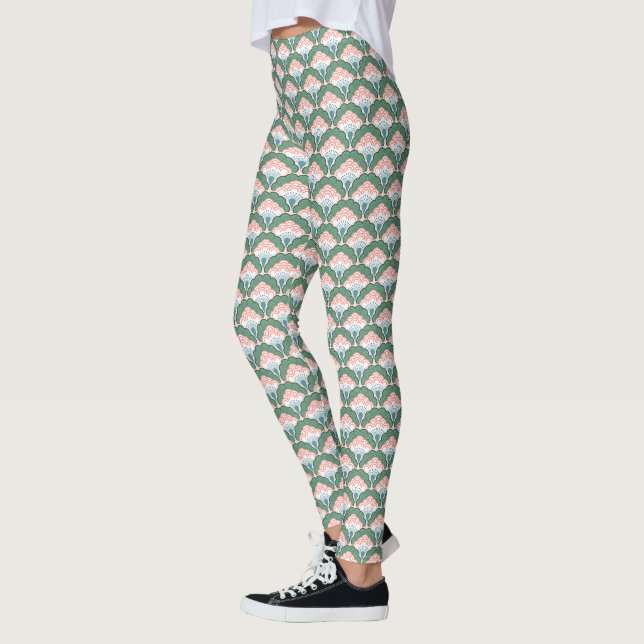 Japanese art deco style_Tropical Leggings (Links)