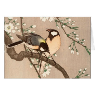 Japanese Asian Bird Chickadee Songbird