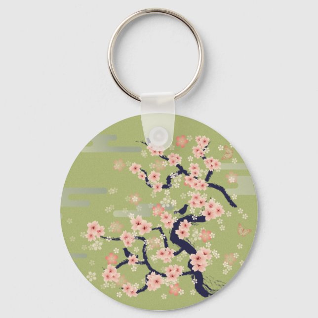 JAPANESE Blossom Schlüsselanhänger (Vorderseite)