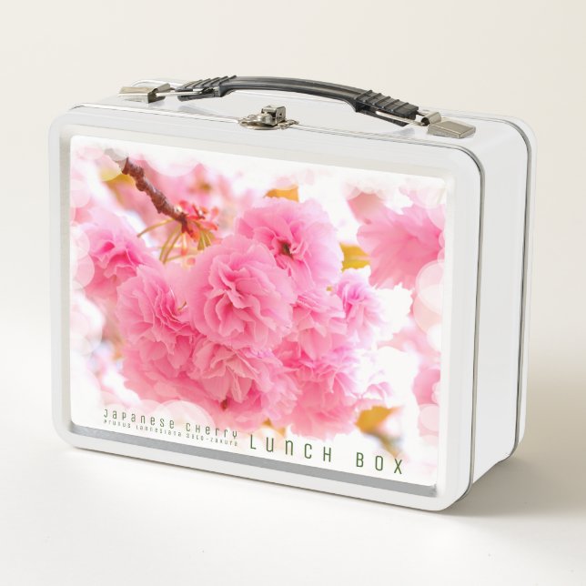 Japanese Cherry Metall Brotdose (Vorderseite)