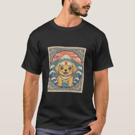 Japanese Dog Kanagawa Wave art Essential T-Shirt