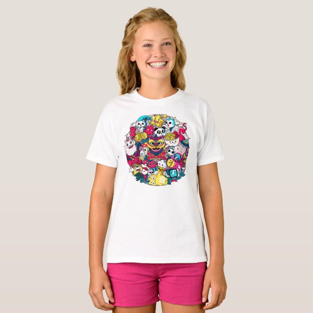 Japanese Doodle T-Shirt (Vorne ganz)