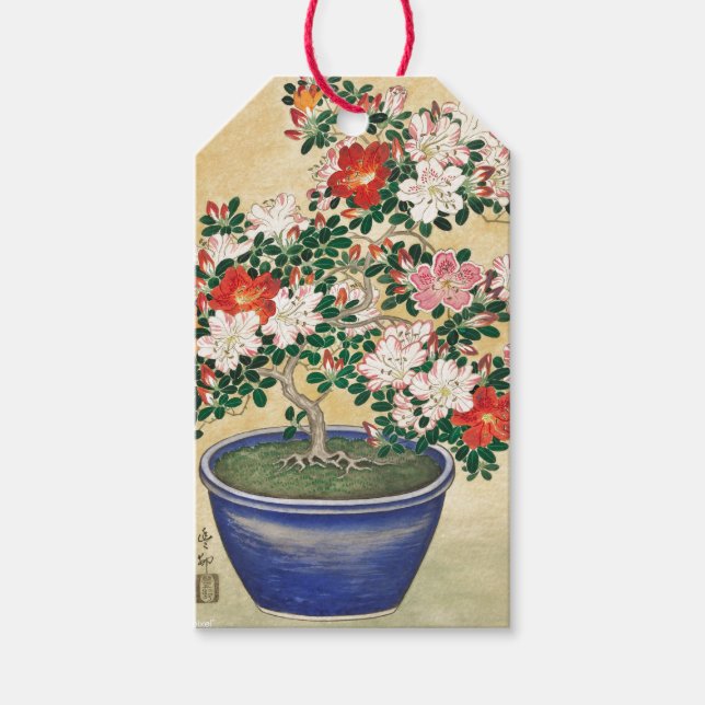 JAPANESE-DRUCKTAPPE GESCHENKANHÄNGER (Vorderseite)