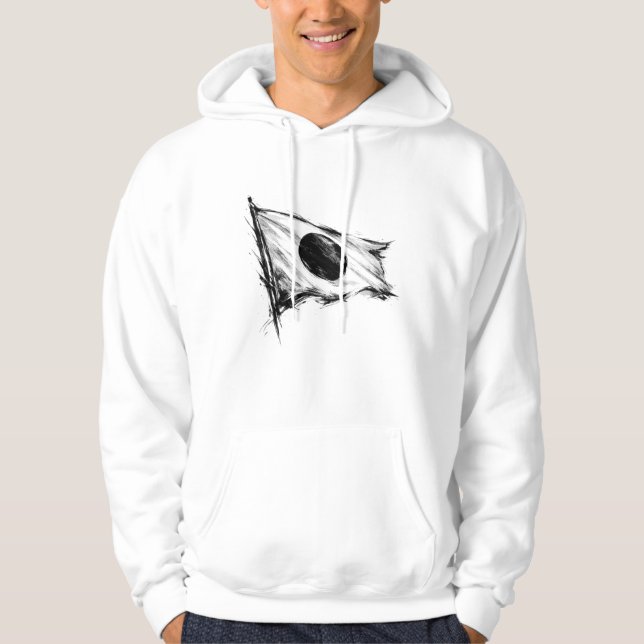 Japanese Flag Hoodie (Vorderseite)
