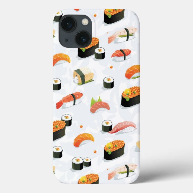 Japanese Food: Sushi Pattern Case-Mate iPhone Hülle (Rückseite)