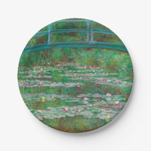 Japanese Footbridge Claude Monet Impressionist Pappteller