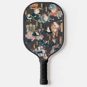 Japanese Frog Woodblock ukiyo-e anime hero Pickleball Schläger