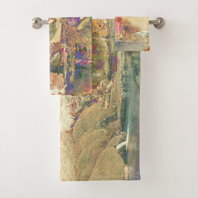 Japanese Garden II / Washed Edition Badhandtuch Set (Insitu)