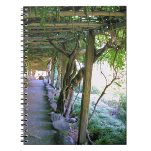 Japanese Garden Path/Arbor Note Book Notizblock