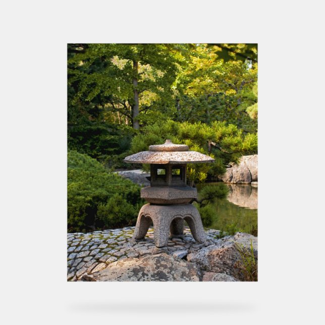 Japanese Garden - Traditional Aesthetic  Acrylschild (Vorderseite)