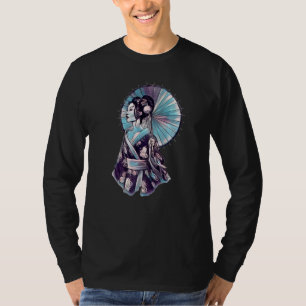JAPANESE GEISHA PARASOL hübsch Tattoo samurai T-Shirt