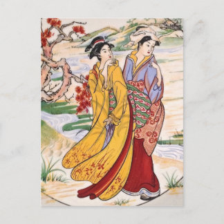 Japanese Girls Postkarte