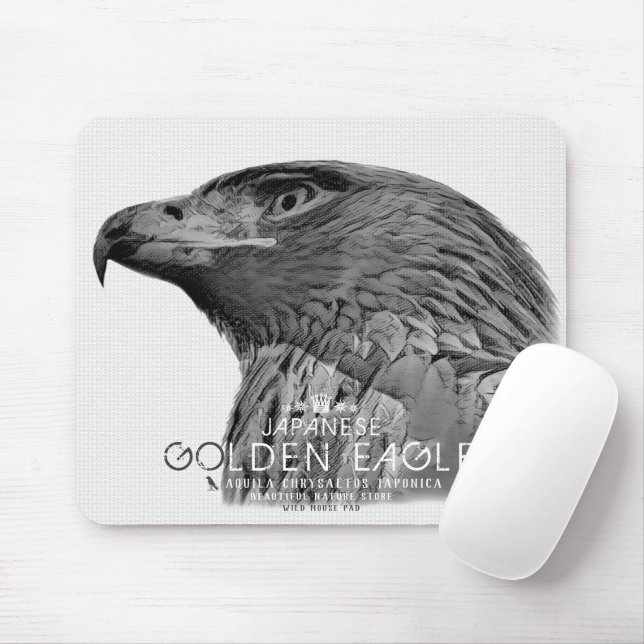 Japanese Golden Eagle Mousepad (Mit Mouse)