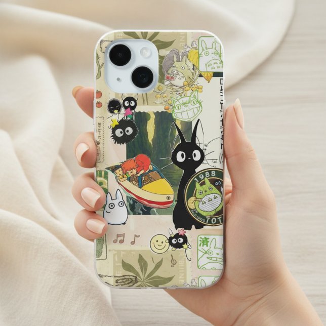 Japanese Green Anime Moodboard kawaii cartoon gift Case-Mate iPhone Hülle (Von Creator hochgeladen)