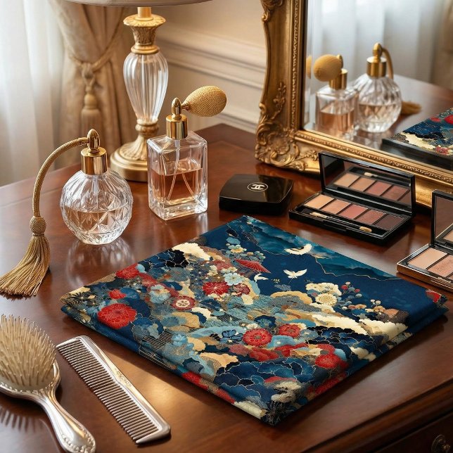 Japanese Inspired Luxury Floral Art Waschlappen (Von Creator hochgeladen)