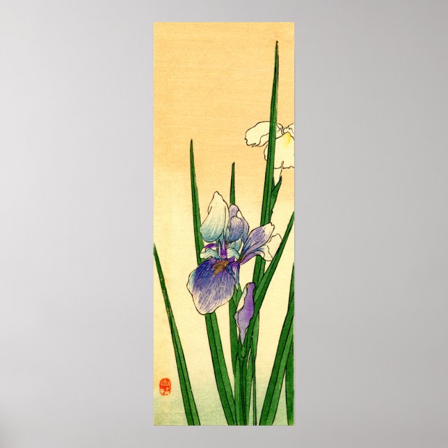 Japanese Iris no.1 Poster (Vorne)