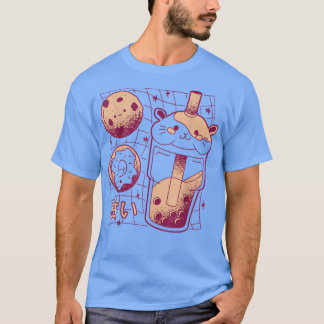 Japanese Kawaii Boba Tea Guinea Pig Donut Cookie G T-Shirt
