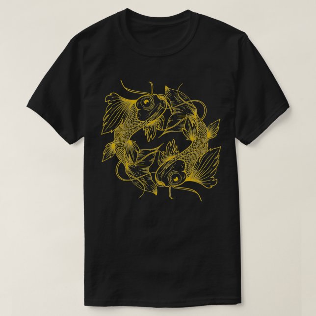 JAPANESE KOI CARP FISH T-Shirt (Design vorne)