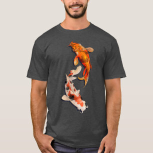 Japanese Koi Fish Swimming Yin Yang for Good T-Shirt