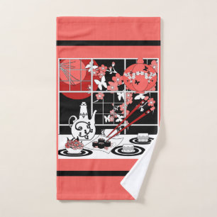 Japanese Küche Badhandtuch Set