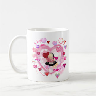 Japanese maid / Heart-heart-heart / magcup Kaffeetasse
