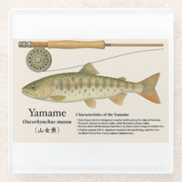 Japanese Native Trout – Yamame  Glasuntersetzer