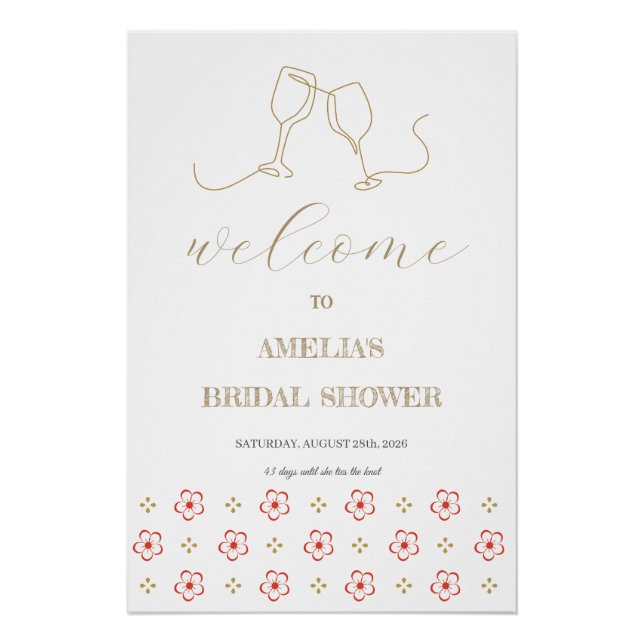  Japanese Plum Blossom Design Poster (Vorderseite)