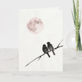 Japanese Quiet Romantic Love Valentine Card Feiertagskarte