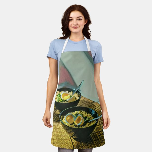 Japanese Ramen Gift Schürze (Getragen)