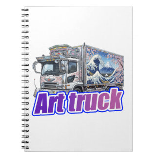 Japanese Sakura Wave Art Truck "DEKOTORA" Notizblock
