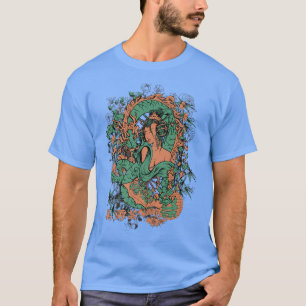 Japanese Samurai & Characters I Japanese Girl I Ge T-Shirt